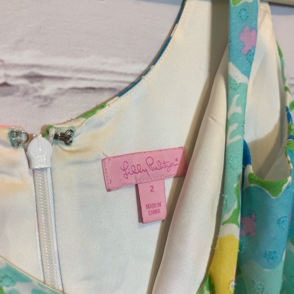 Lilly Pulitzer Posey lightweight Spring Dress Size 2 - Picture 5 of 6